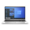 HP ProBook 450 G8 – 15,6'' repasovaný notebook ve stavu A-, s tenkým stříbrným designem, numerickou klávesnicí a operačním systémem Windows 10 na obrazovce. 