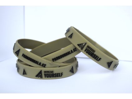 Náramek Improve Yourself Academy šedý