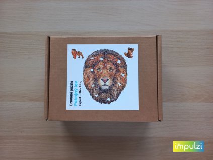 drevene puzzle pokojny lev 5