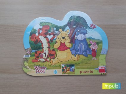 Puzzle Schovávačka s medvedíkom Pú