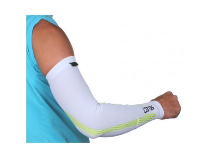 Compression Sleeves kompresní návleky na ruce bílá