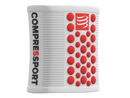 Sweatbands 3D.Dots White/Red
