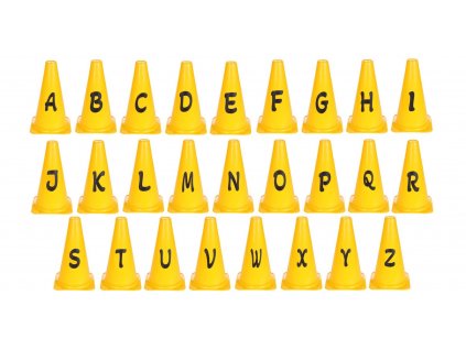 Alphabet Set kužely s písmeny