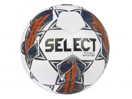 21282 futsalovy mic select fb futsal master grain bilo oranzova