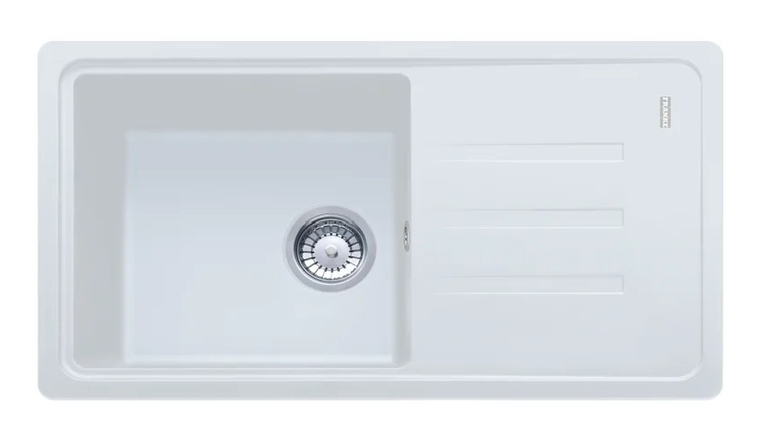 bílé dřezy