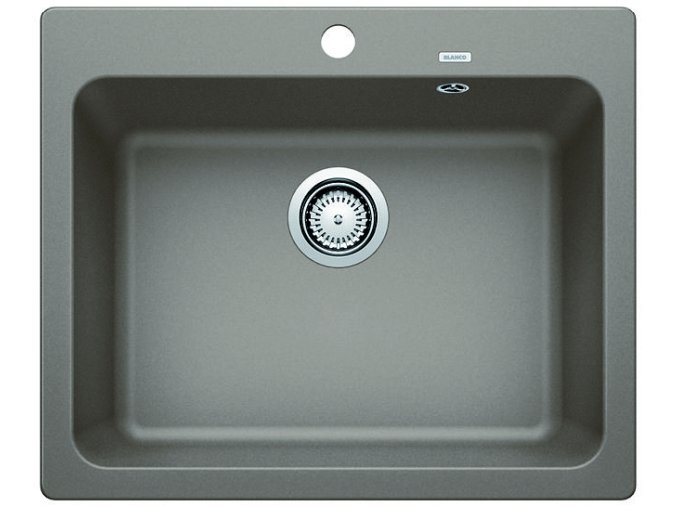 Granitový dřez Blanco NAYA 6 tartufo 519644  + Sanitární silikon + Designové masivní dřevěné krájecí prkénko z akácie