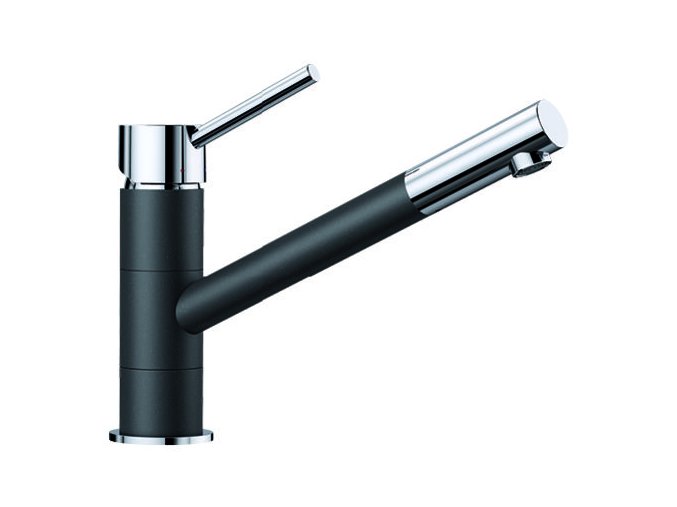 Kuchyňská vodovodní baterie Blanco KANO HD silgranit antracit/chrom lesk 525028