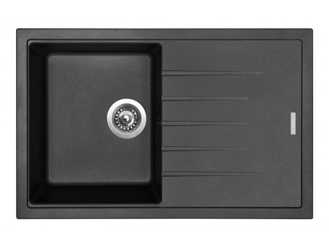 Granitový dřez Sinks BEST 780 Metalblack  + Čistič pro granitové dřezy SINKS