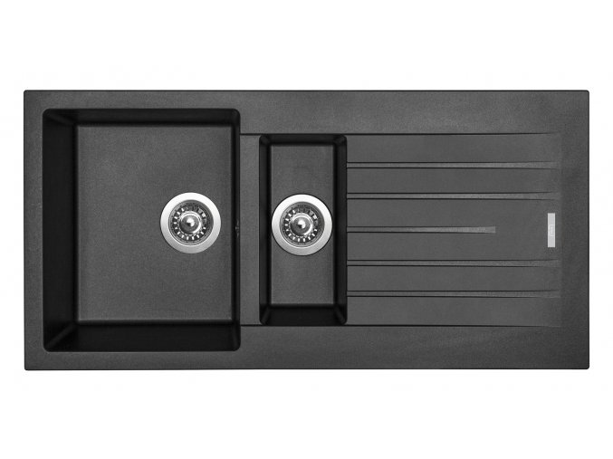 72920 8596142020263 sinks perfecto 1000.1 metalblack