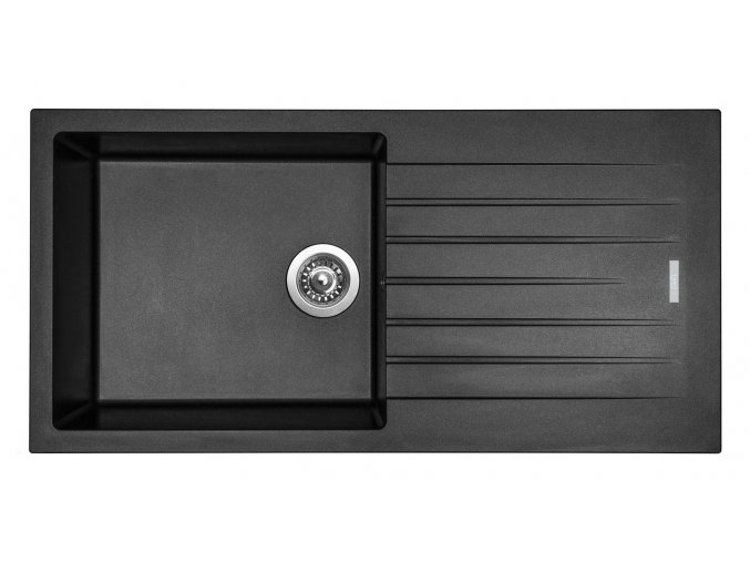 Granitový dřez Sinks PERFECTO 1000 Metalblack  + Čistič pro granitové dřezy SINKS