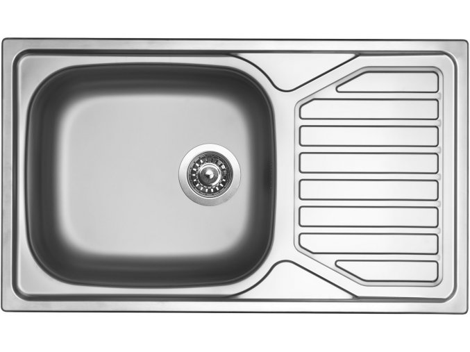 Nerezový dřez Sinks OKIO 860 XXL V 0,6mm matný  + Čistící pasta pro nerezové dřezy SINKS