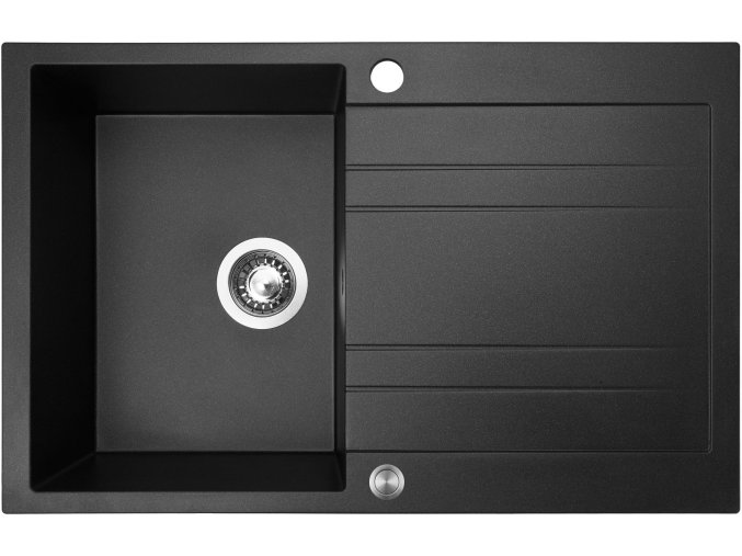 Granitový dřez Sinks GRANDE 800 Metalblack  + Čistič pro granitové dřezy SINKS