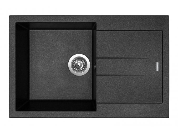 Granitový dřez Sinks AMANDA 780 Metalblack  + Čistič pro granitové dřezy SINKS