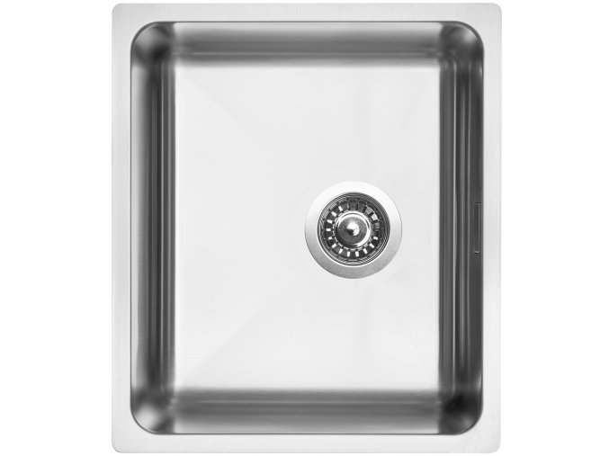 Nerezový dřez Sinks BLOCK 380 V 1mm kartáčovaný  + Čistící pasta pro nerezové dřezy SINKS