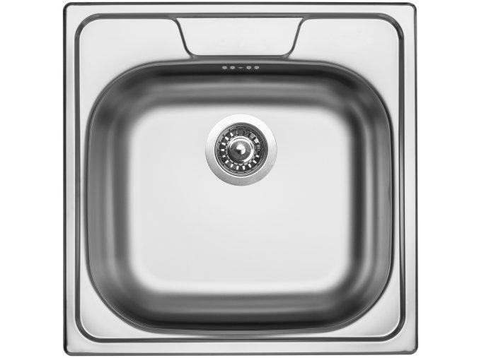 Nerezový dřez Sinks CLASSIC 480 V 0,8mm leštěný  + Čistící pasta pro nerezové dřezy SINKS