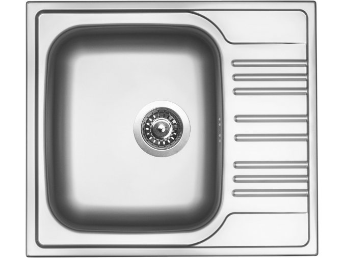 Nerezový dřez Sinks STAR 580 V 0,6mm matný  + Čistící pasta pro nerezové dřezy SINKS