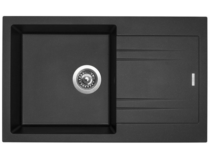 Granitový dřez Sinks LINEA 780 N Metalblack  + Čistič pro granitové dřezy SINKS
