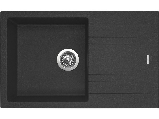 Granitový dřez Sinks LINEA 780 N Granblack  + Čistič pro granitové dřezy SINKS