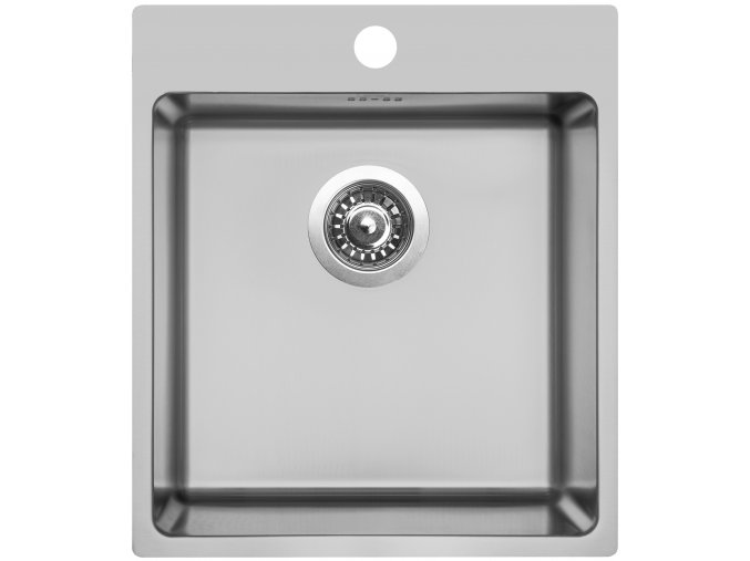 Nerezový dřez Sinks BLOCKER 450 V 1mm kartáčovaný  + Čistící pasta pro nerezové dřezy SINKS