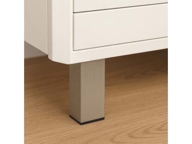 Nábytková nožka NYKO 40x40, imitace nerez image