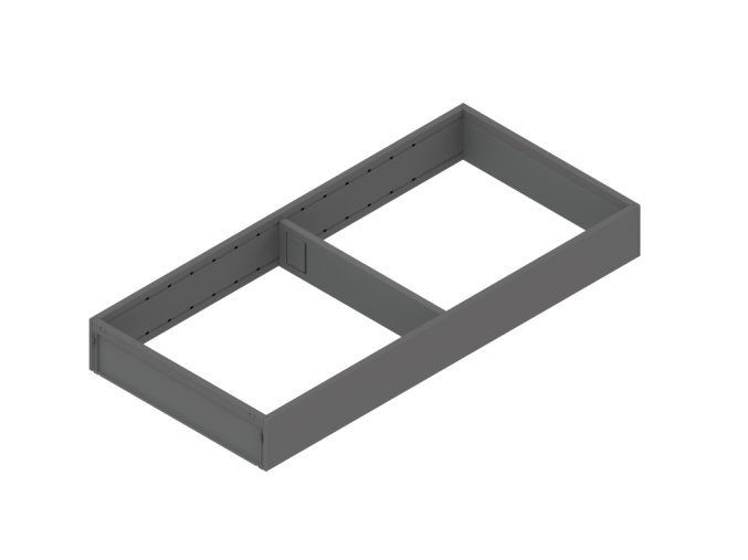 ramecek legrabox, merivobox ambia line 200 x 450 mm inndium seda indium seda