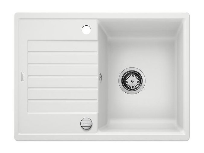 Granitový dřez Blanco ZIA 45 S Compact bílá soft s excentrem