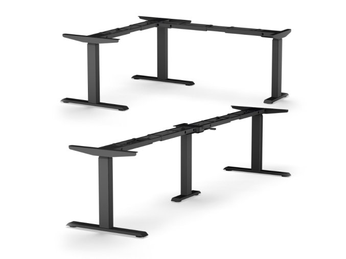 Elektricky stavitelna podnož In corner černá