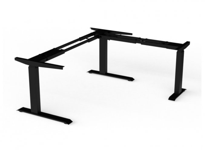 elektro podnoz in-corner cerna