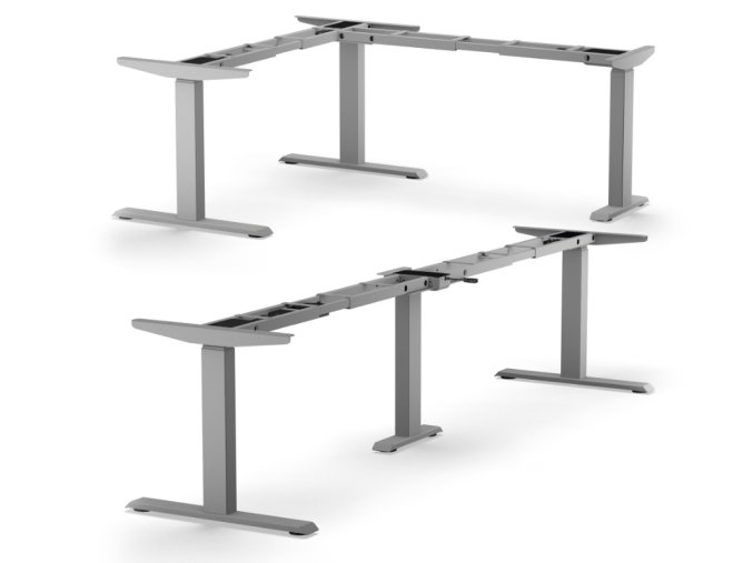 Elektricky stavitelna podnož In corner šedá