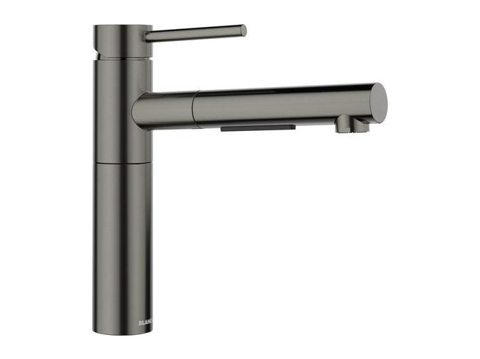 Blanco ALTA II-S satin dark steel, výsuvná sprcha s přepínáním
