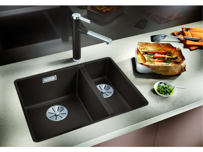 Blanco SUBLINE 340/160 F InFino Silgranit bílá soft dřez vlevo