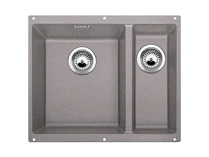 Blanco SUBLINE 340/160 U Silgranit aluminium s táhlem dřez vlevo