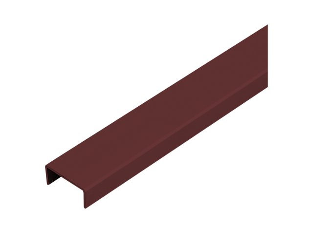 dokoncovaci profil c 18 bordo