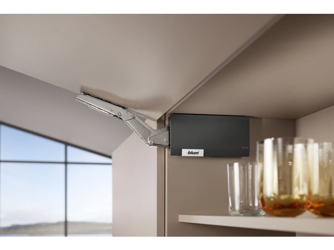 aventos hk top tmave seda detail