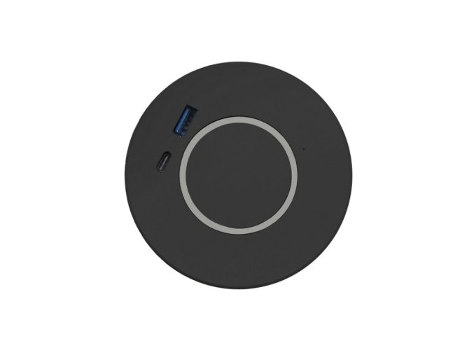 Bezdrátová nabíječka Cemux MULTI s USB nab. černá