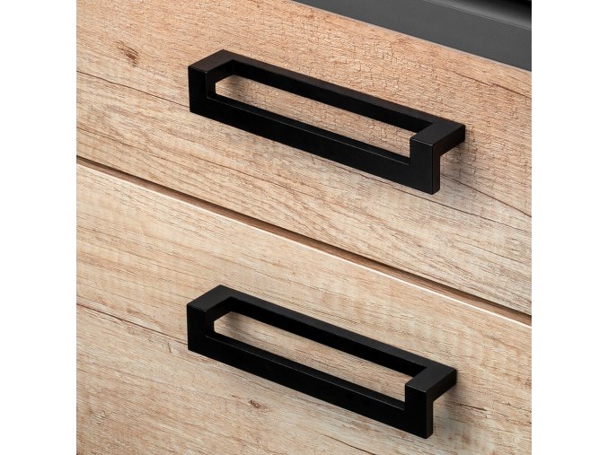 Nábytková úchytka Ribaro černá