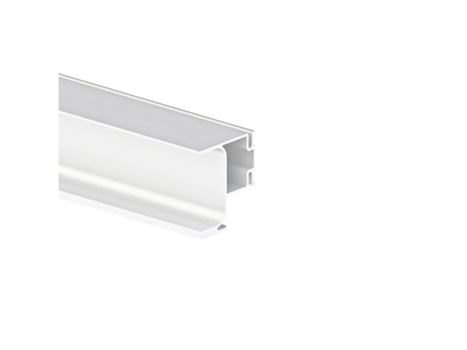 Vertikální GOLA profil krajní 2,55 m bílá