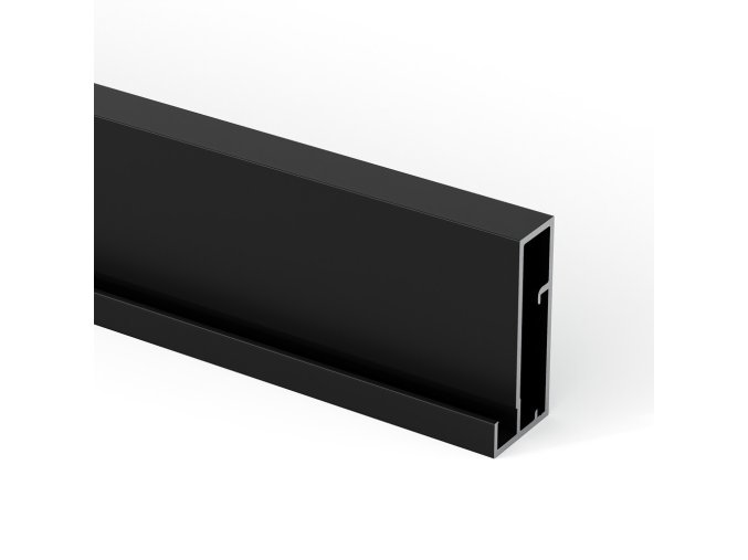 Hliníkový profil PLUS 4 černá matná, 3,9 m