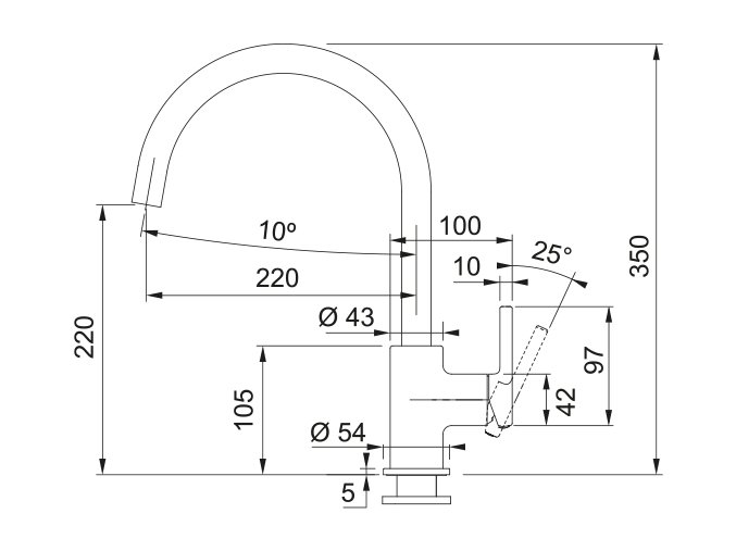 Baterie Franke LINA FC 6018 rozmery