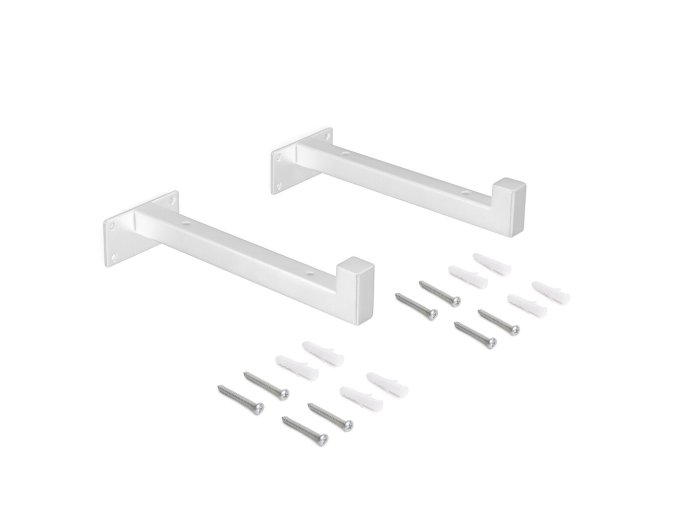 Sada držáků police STELLA bílá