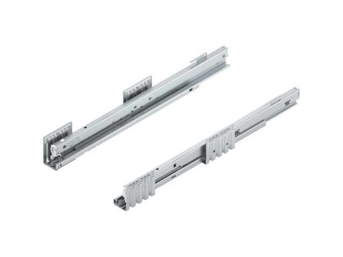 Korpusová lišta Merivobox s přesahem na koš BLUMOTION L+P 70kg