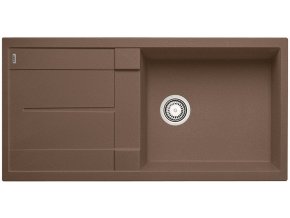 Granitový dřez Blanco METRA XL 6 S muškát 521895  + Sanitární silikon + Designové masivní dřevěné krájecí prkénko z akácie