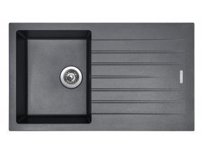Granitový dřez Sinks PERFECTO 860 Titanium  + Čistič pro granitové dřezy SINKS
