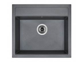 Granitový dřez Sinks SOLO 560 Titanium  + Čistič pro granitové dřezy SINKS