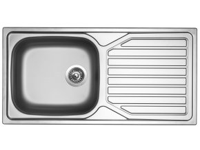 Nerezový dřez Sinks OKIO 1000 XXL V 0,6mm matný  + Čistící pasta pro nerezové dřezy SINKS