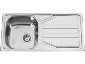 Nerezový dřez Sinks OKIO 860 V 0,5mm leštěný  + Čistící pasta pro nerezové dřezy SINKS