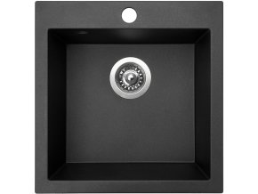 Granitový dřez Sinks VIVA 455 Metalblack  + Čistič pro granitové dřezy SINKS