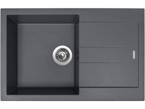 Granitový dřez Sinks AMANDA 780 Titanium  + Čistič pro granitové dřezy SINKS