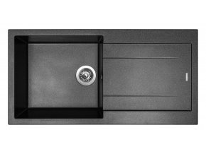 Granitový dřez Sinks AMANDA 990 Metalblack  + Čistič pro granitové dřezy SINKS