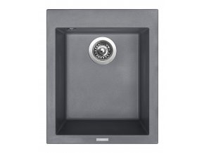 Granitový dřez Sinks CUBE 410 Titanium  + Čistič pro granitové dřezy SINKS